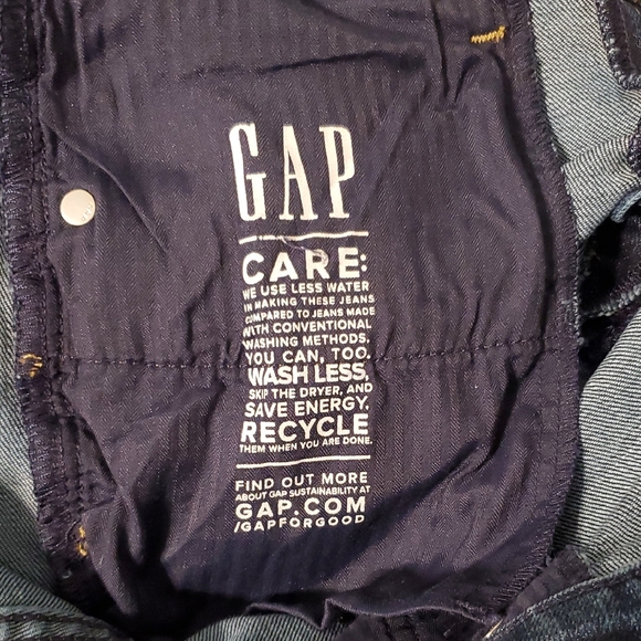 GAP Women's Straight Leg Jeans in Deep Blue - Picture 8 of 8